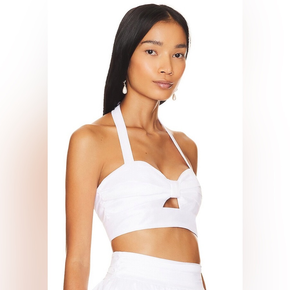 Lovers + Friends White Halter Top-pieces sold separately- worn once